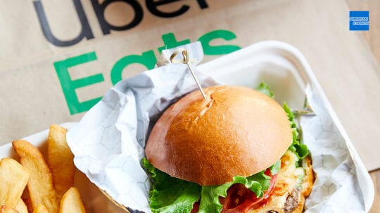 American Express Partners With Uber Eats