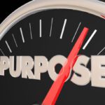 Purpose Mission Goal Reason Speedometer 3d Illustration