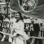 On Mother's Day in 1980, Rollins alumna and National Organization for Women (NOW) cofounder Muriel Fox participated in a march for the Equal Rights Amendment in Chicago, Illinois.