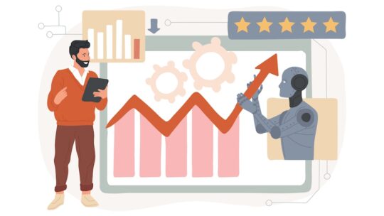 AI-Supported Crisis Management abstract concept vector illustration. Public Relations. Handle crises with real-time monitoring, analysis, and response recommendations. abstract metaphor.