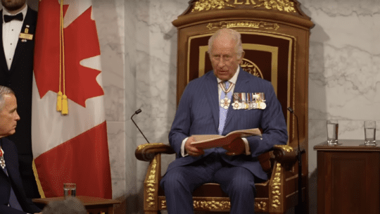 King Charles addresses Canadian Parliament in a May 2025 visit