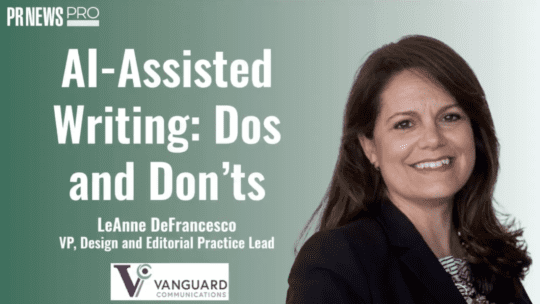 Video title card: AI-Assisted Writing: Dos and Don'ts