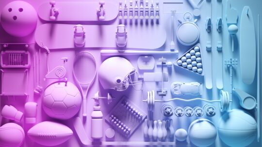 Pink Blue Transgender Pride Sports Wall LGBTQ Equipment