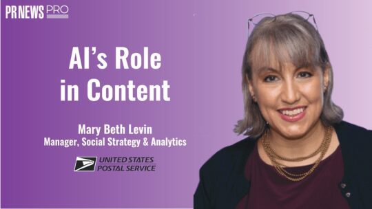 Mary Beth Levin graphic for her session AI's Role in Content