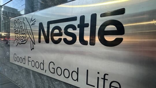 Nestlé sign at entrance to North American headquarters Nestlé USA, Inc. Nestlé is a multinational food and drink company.